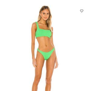 Hunza G Xandra Bikini Set Lime Green